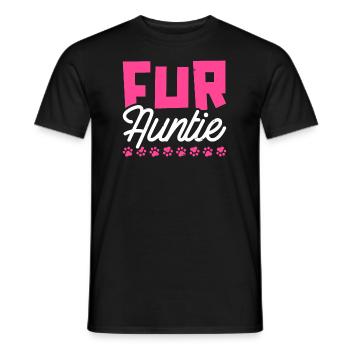 Chat Chat Tante Pour Tante - T-shirt homme - noir - Devant - AI Model Male 178 light (178cm)