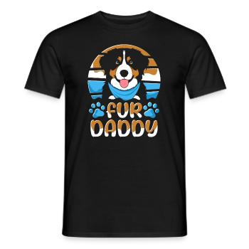 Bouvier Bernois Père Chien Chien Papa Pour Papa - T-shirt homme - noir - Devant - AI Model Male 178 light (178cm)