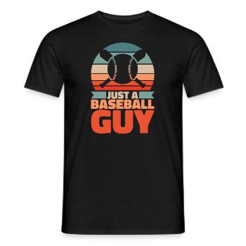 Le baseball n’est qu’un gars de baseball - T-shirt homme - noir - Devant - AI Model Male 178 light (178cm)