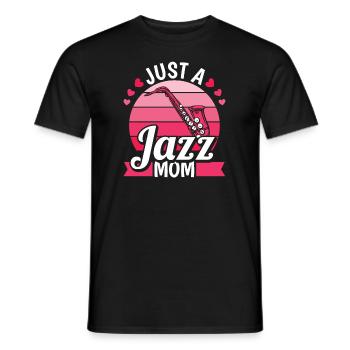 Musique jazz juste une maman jazz - T-shirt homme - noir - Devant - AI Model Male 178 light (178cm)