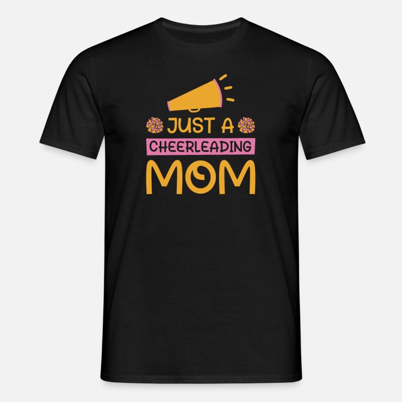 Cheerleader Cheerleading Mutter - Männer T-Shirt - Schwarz