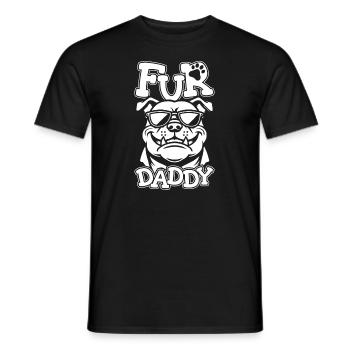 American Bully Dog Dad For Daddy - T-shirt homme - noir - Devant - AI Model Male 178 light (178cm)