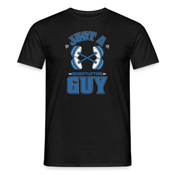 Gewichtheben Gewichtheber - Männer T-Shirt - Schwarz - Vorne - AI Model Male 178 light (178cm)