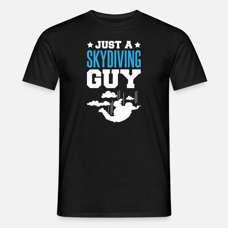 Parachutisme - T-shirt homme - noir