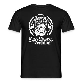 Cane Corso Dog Aunt Fur Life - Männer T-Shirt - Schwarz - Vorne - AI Model Male 178 light (178cm)