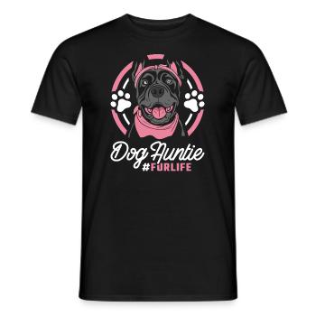 Cane Corso Dog Aunt Fur Life - Männer T-Shirt - Schwarz - Vorne - AI Model Male 178 light (178cm)