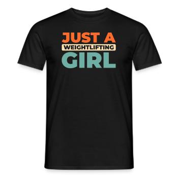 Gewichtheben Gewichtheber - Männer T-Shirt - Schwarz - Vorne - AI Model Male 178 light (178cm)