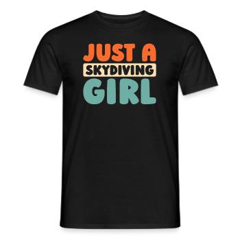 Fallschirmspringer Fallschirmspringen - Männer T-Shirt - Schwarz - Vorne - AI Model Male 178 light (178cm)