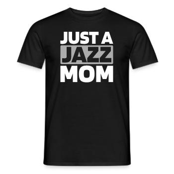 Musique jazz juste une maman jazz - T-shirt homme - noir - Devant - AI Model Male 178 light (178cm)
