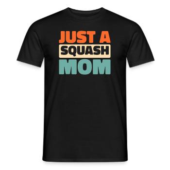 Squash Just A Squash Mom - T-shirt homme - noir - Devant - AI Model Male 178 light (178cm)
