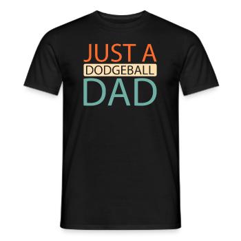 Völkerball juste un papa de ballon chasseur - T-shirt homme - noir - Devant - AI Model Male 178 light (178cm)