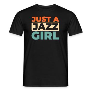 Musique jazz juste une fille de jazz - T-shirt homme - noir - Devant - AI Model Male 178 light (178cm)
