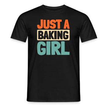 Boulangerie Boulangerie Juste une boulangère - T-shirt homme - noir - Devant - AI Model Male 178 light (178cm)