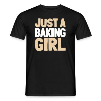 Boulangerie Boulangerie Juste une boulangère - T-shirt homme - noir - Devant - AI Model Male 178 light (178cm)