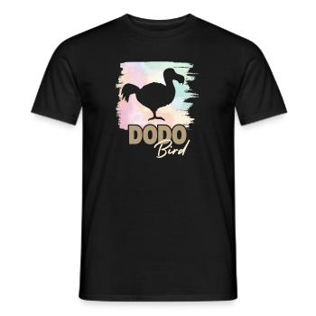 Dodo Bird - Men's T-Shirt - black - Front - AI Model Male 178 light (178cm)