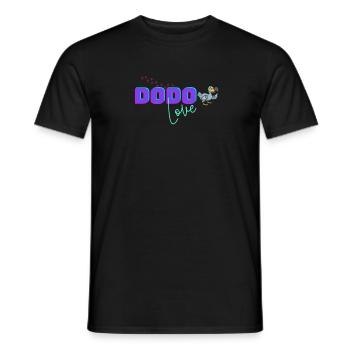 Dodo Love Bird - Men's T-Shirt - black - Front - AI Model Male 178 light (178cm)