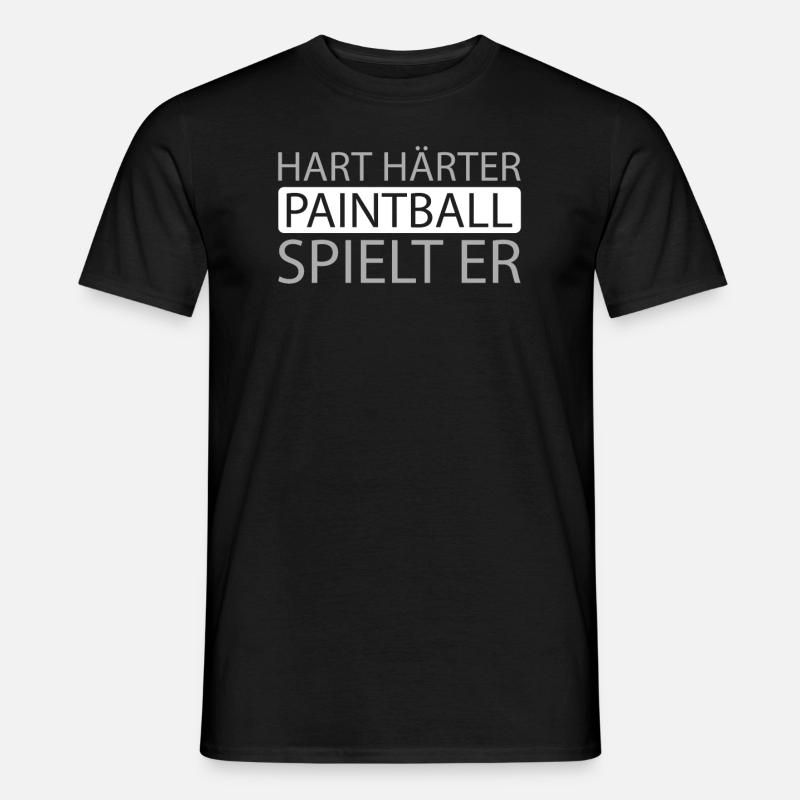 Paintball - Männer T-Shirt - Schwarz