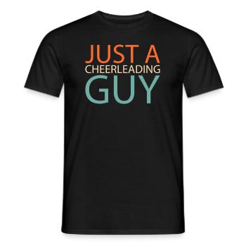 pom-pom girl pom-pom girl juste un gars pom-pom girl - T-shirt homme - noir - Devant - AI Model Male 178 light (178cm)