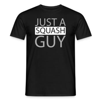 Le squash n’est qu’un gars de squash - T-shirt homme - noir - Devant - AI Model Male 178 light (178cm)