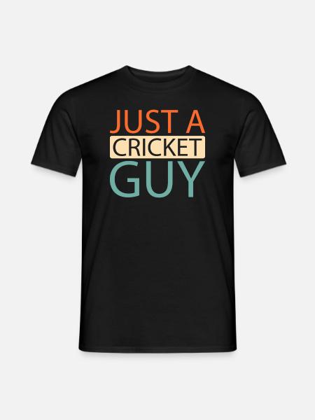 Cricket Just A Cricket Guy - Men's T-Shirt - black