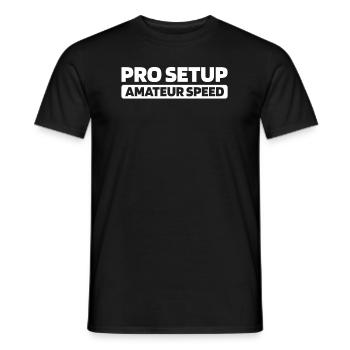 Sim Racing - T-shirt homme - noir - Devant - AI Model Male 178 light (178cm)