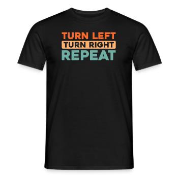 Sim Racing - T-shirt homme - noir - Devant - AI Model Male 178 light (178cm)