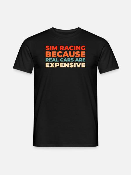 Sim Racing - Men's T-Shirt - black
