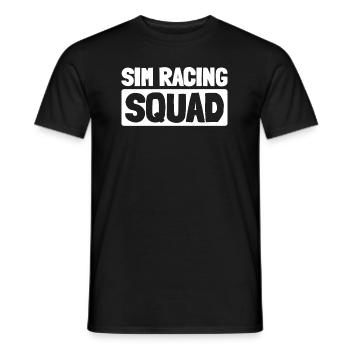 Sim Racing - Men's T-Shirt - black - Front - AI Model Male 178 light (178cm)