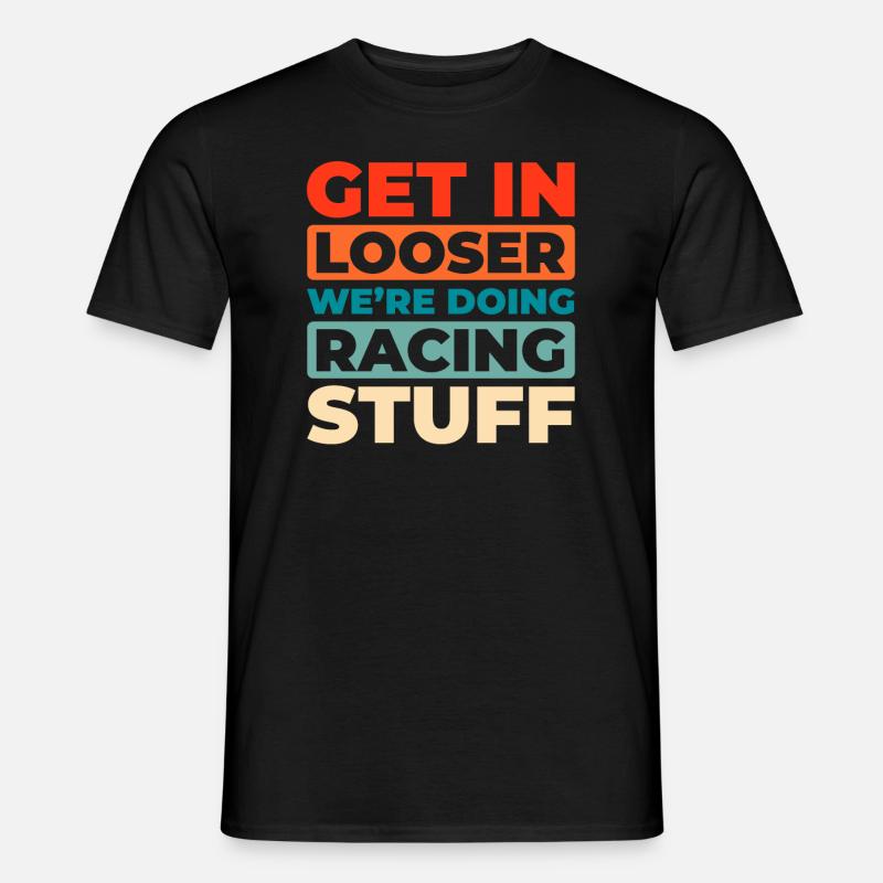 Sim Racing - Männer T-Shirt - Schwarz