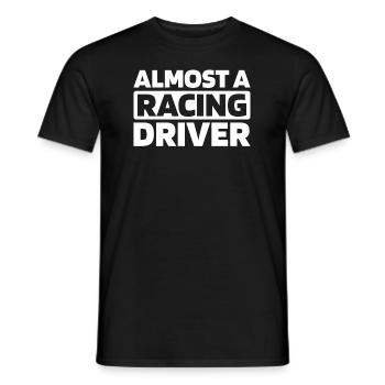 Sim Racing - Men's T-Shirt - black - Front - AI Model Male 178 light (178cm)
