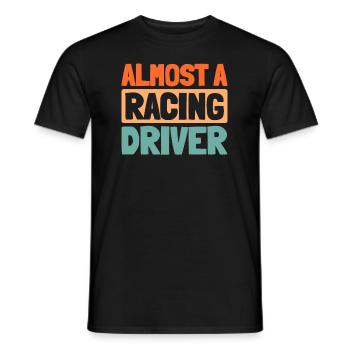 Sim Racing - Männer T-Shirt - Schwarz - Vorne - AI Model Male 178 light (178cm)