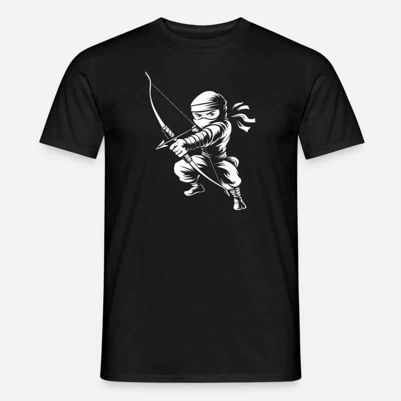 Bogenschießen Bogensport Bogenschütze - Männer T-Shirt - Schwarz