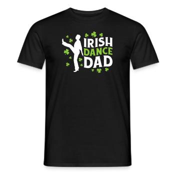Irish Dance Irischer Tanz - Männer T-Shirt - Schwarz - Vorne - AI Model Male 178 light (178cm)