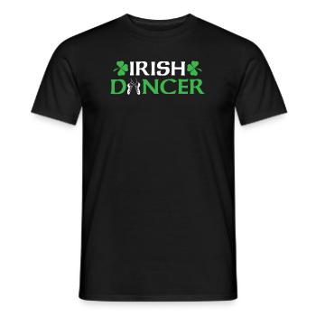 Irish Dance Irischer Tanz - Männer T-Shirt - Schwarz - Vorne - AI Model Male 178 light (178cm)