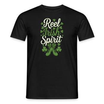 Irish Dance Irischer Tanz - Men's T-Shirt - black - Front - AI Model Male 178 light (178cm)