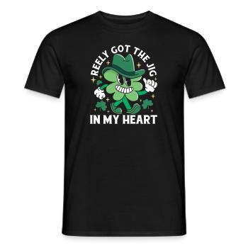 Irish Dance Irischer Tanz - Männer T-Shirt - Schwarz - Vorne - AI Model Male 178 light (178cm)