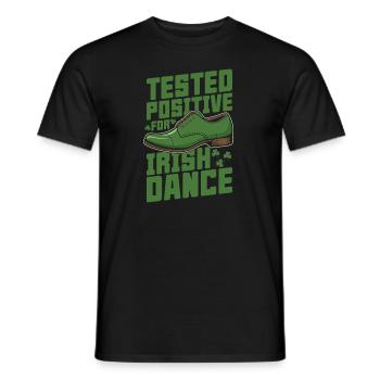 Irish Dance Irischer Tanz - Männer T-Shirt - Schwarz - Vorne - AI Model Male 178 light (178cm)