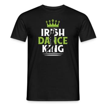 Irish Dance Irischer Tanz - Men's T-Shirt - black - Front - AI Model Male 178 light (178cm)