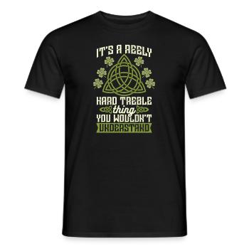 Irish Dance Irischer Tanz - Männer T-Shirt - Schwarz - Vorne - AI Model Male 178 light (178cm)