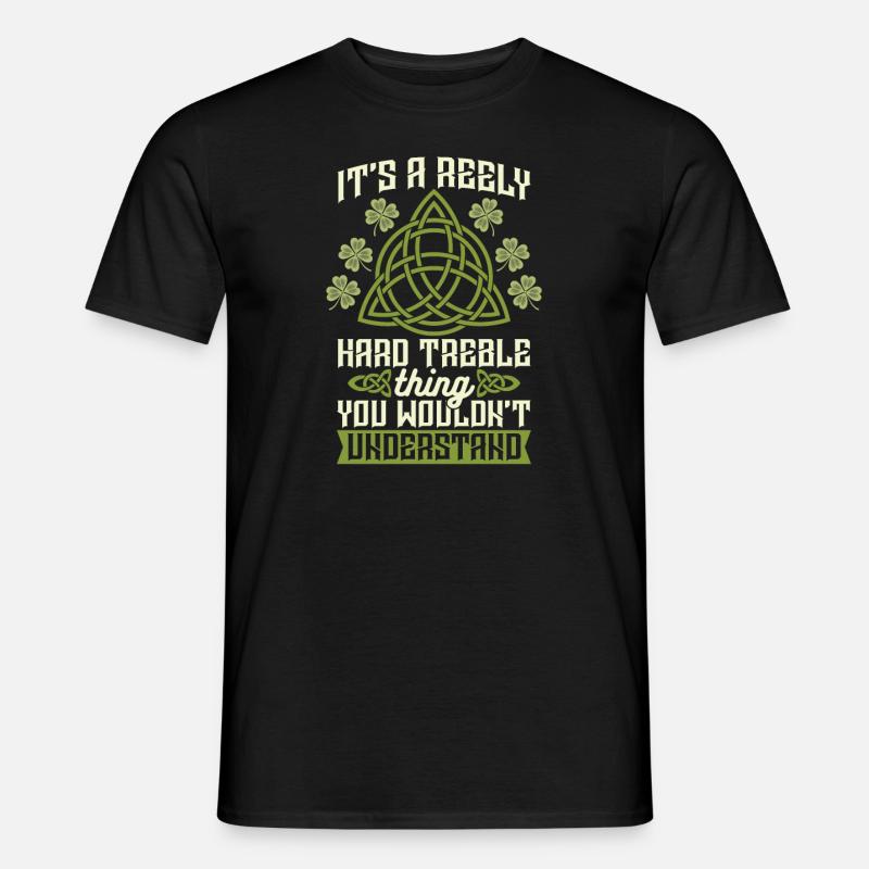 Irish Dance Irischer Tanz - Männer T-Shirt - Schwarz