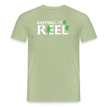 Irish Dance Irischer Tanz - Männer T-Shirt - Sage - Vorne - AI Model Male 178 light (178cm)