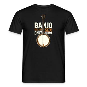 Banjo - Men's T-Shirt - black - Front - AI Model Male 178 light (178cm)