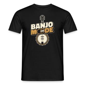 Banjo - Men's T-Shirt - black - Front - AI Model Male 178 light (178cm)