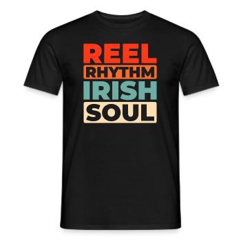 Irish Dance Irischer Tanz - Männer T-Shirt - Schwarz - Vorne - AI Model Male 178 light (178cm)