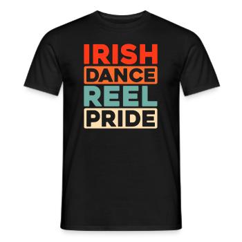 Irish Dance Irischer Tanz - Männer T-Shirt - Schwarz - Vorne - AI Model Male 178 light (178cm)