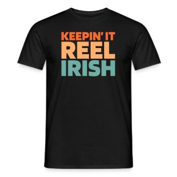 Irish Dance Irischer Tanz - Männer T-Shirt - Schwarz - Vorne - AI Model Male 178 light (178cm)