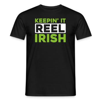 Irish Dance Irischer Tanz - Männer T-Shirt - Schwarz - Vorne - AI Model Male 178 light (178cm)