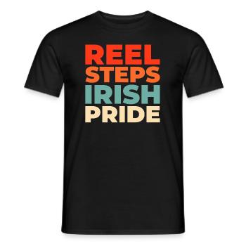 Irish Dance Irischer Tanz - Men's T-Shirt - black - Front - AI Model Male 178 light (178cm)
