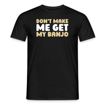 Banjo - Men's T-Shirt - black - Front - AI Model Male 178 light (178cm)