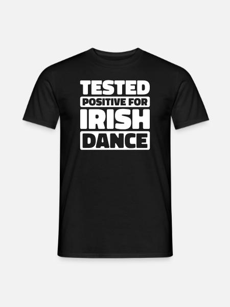 Irish Dance Irischer Tanz - Männer T-Shirt - Schwarz